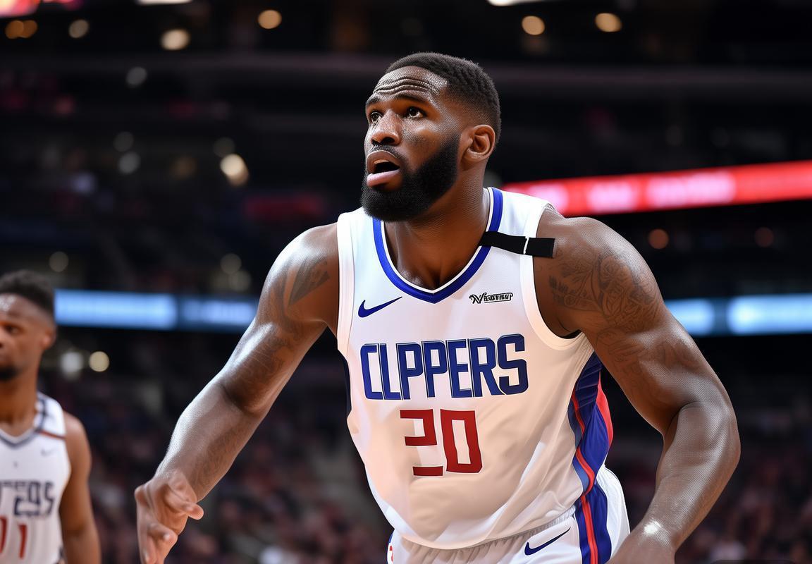 洛杉矶快船队迎战孟菲斯灰熊队，詹姆斯·哈登小腿挫伤出战成疑，快船全力终结连败